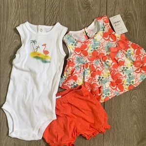 Girls tropical outfit